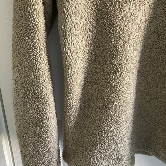 Patagonia Los Gatos Fleece 1/4 Zip Pullover Women’s Large Tan. - Picture 3 of 13